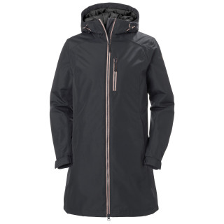 Дамско зимно палто Helly Hansen W Long Belfast Winter Jacket черно/розово