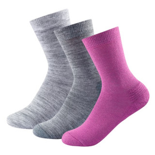 Дамски чорапи Devold Daily medium sock 3PK смес от цветове AnemoneMix