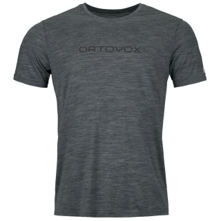 Мъжка тениска Ortovox 150 Cool Brand Ts M черен/сив