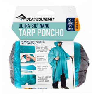 Пончо Sea to Summit Ultra-Sil Nano Tarp Poncho тюркоазен Blue