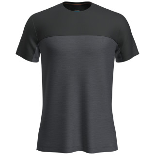 Функционална мъжка тениска  Icebreaker Men Merino 125 Cool-Lite™ Sphere III SS Tee Colour Block сив/черен