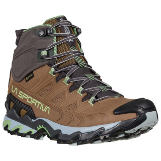 Дамски туристически обувки La Sportiva Ultra Raptor II Mid Leather Woman GTX кафяв Taupe/Sage