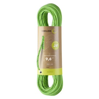 Въже Edelrid Tommy Caldwell Eco Dry DT 9,6mm 60 m зелен