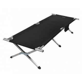 Шезлонг Regatta Renata Camp Bed черен/сив Black/Sealgr