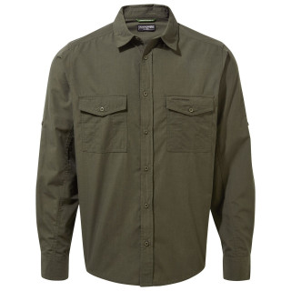 Мъжка риза Craghoppers Kiwi Long Sleeved Shirt зелен