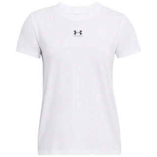 Дамска тениска Under Armour Campus Core SS бял WHT