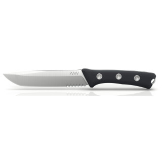 Нож Acta non verba P400 - SERRATED EDGE черен Black