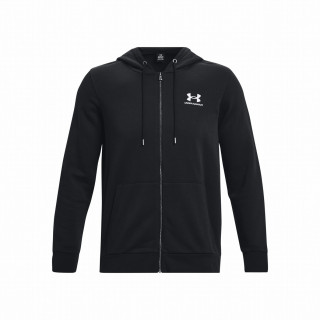 Мъжки суитшърт Under Armour Essential Fleece FZ Hood черен