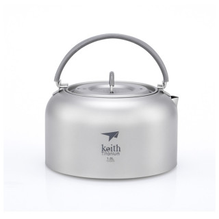 Кана Keith Titanium Titanium Kettle 1 L сив