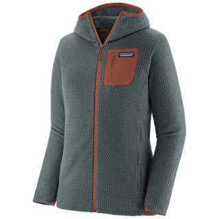 Дамско яке Patagonia R1 Air Full Zip Hoody зелен