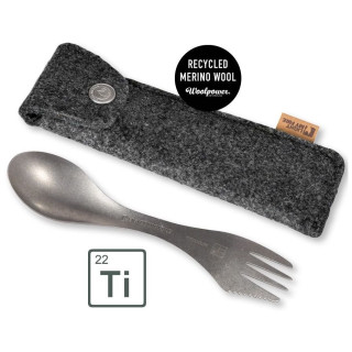 Прибор Light My Fire Spork Kit Titanium сребърен