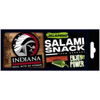 Сушен салам Indiana Jerky Salami Jalapeno 18g