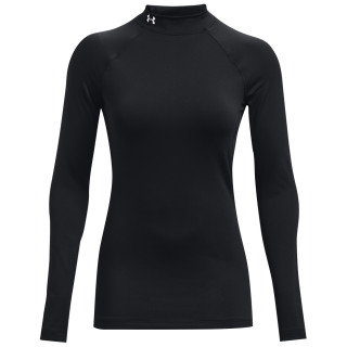 Дамска тениска Under Armour Authentics Mockneck черен