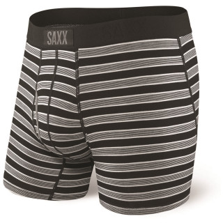 Боксерки Saxx Ultra Boxer Brief Fly Black Crew Stripe черен/сив BlackCrewStripe