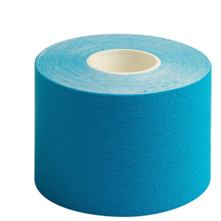 Кинезио тейп лента Yate Kinesiology tape 5 cm x 5 m син