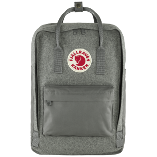 Раница Fjällräven Kånken Re-Wool Laptop 15" сив GraniteGray