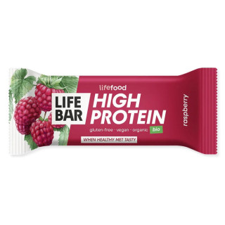 Бар Lifefood Lifebar Protein tyčinka malinová BIO 40 g