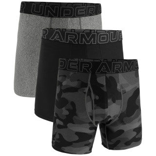 Мъжки боксерки Under Armour Perf Tech Nov 6in черен Black Neo Camo / Black / Castlerock Heather