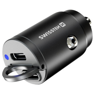 Адаптер за кола Swissten Car Charger 45W черен