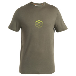 Мъжка тениска Icebreaker Men Merino 150 Tech Lite III SS Tee Icebreaker Logo Reflections зелен