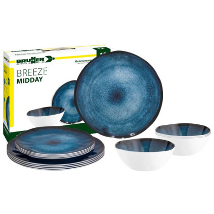 Комплект прибори Brunner Melamine Set Breeze тъмно син