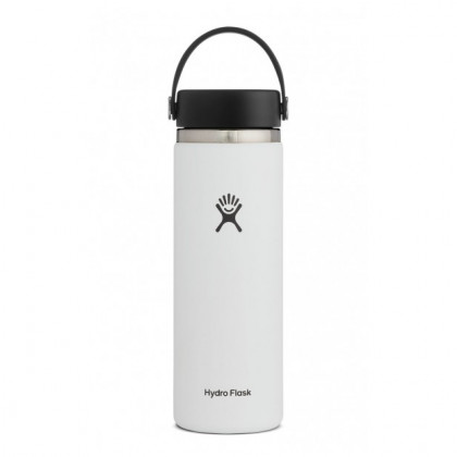 Бутилка Hydro Flask Wide Mouth 20 oz бял White