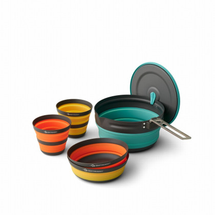 Комплект прибори Sea to Summit Frontier UL Collapsible Pot Cook Set син