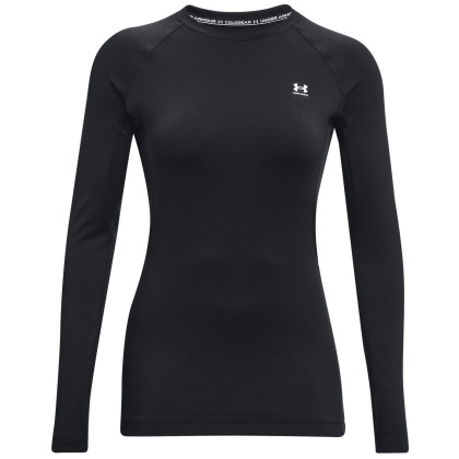 Дамска тениска Under Armour Authentics Crew черен Black//White