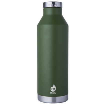 Термос Mizu V8 750ml сребърен/зелен Army Green 