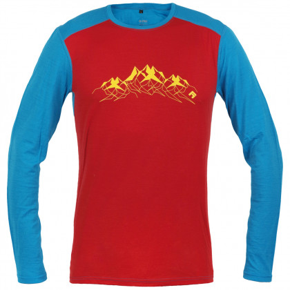 Мъжка тениска Direct Alpine FURRY LONG червен/син