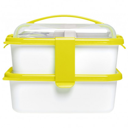 Кутия за обяд Omada Omada Sanaliving Box Set жълт