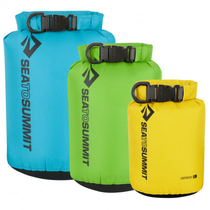 Комплект водоустойчиви торби Sea to Summit Dry Sack 3-Piece Set син/зелен 1L Blue, 2L Green, 4L Red