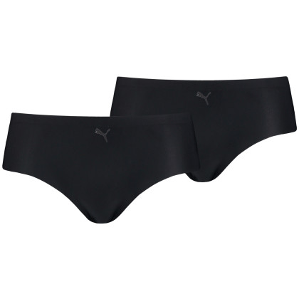 Дамски бикини Puma Seamless Hipster 2P Pack черен Black