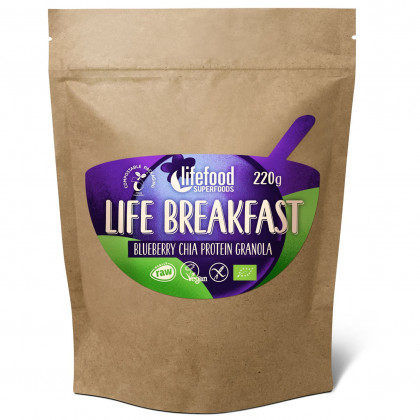 Гранола Lifefood Life Breakfast Bio боровинка със семена от чиа