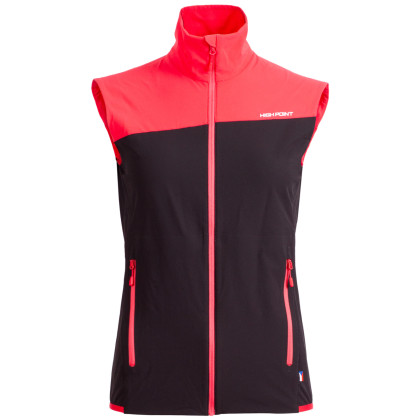 Дамска жилетка High Point Versa Lady Vest червен/черен Black/Teaberry