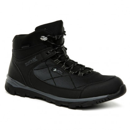 Мъжки обувки Regatta Highton Str Mid черен Black/Ash