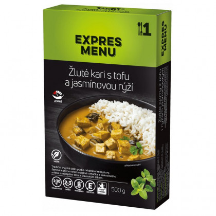 Готова храна Expres menu Жълто къри с тофу и жасминов ориз 500г