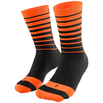 Чорапи за колоездене Dynafit Live To Ride Socks оранжев 4561 shocking orange