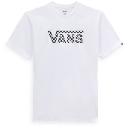 Мъжка тениска Vans CHECKERED VANS-B бял