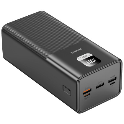 Външно зарядно устройство Swissten Power Line 50000 mAh 100W черен Black