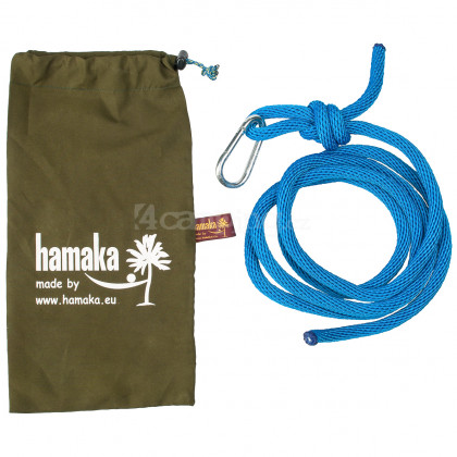 Аксесоари за хамаци Hamaka.eu въже с карабинер 3 метра
