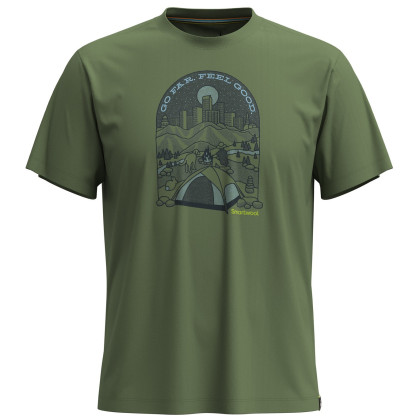 Тениска Smartwool Streets to Peaks Short Sleeve Graphic Tee зелен fern green