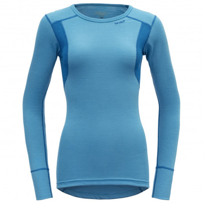 Дамска тениска Devold Hiking Woman Shirt син Malibu/Skydiver