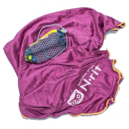 Кърпа N-Rit Super Light Towel L розов Purple