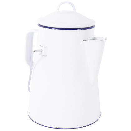 Кана Bo-Camp Tea kettel enamel бял/син white/blue