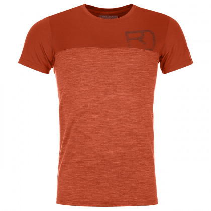 Функционална мъжка тениска  Ortovox 150 Cool Logo Ts M оранжев DesertOrange
