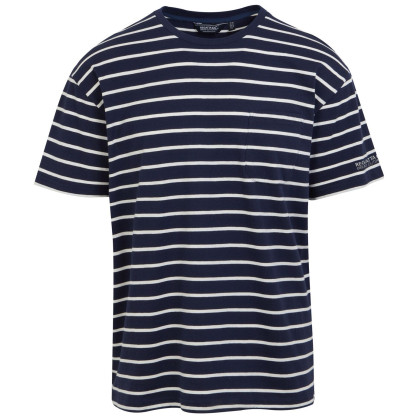 Мъжка тениска Regatta Shorebay Tee II синьо/бял Navy/WhitStr