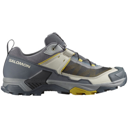 Мъжки туристически обувки Salomon X Ultra 5 сив Monument / Turbulence / Spicy Mustard