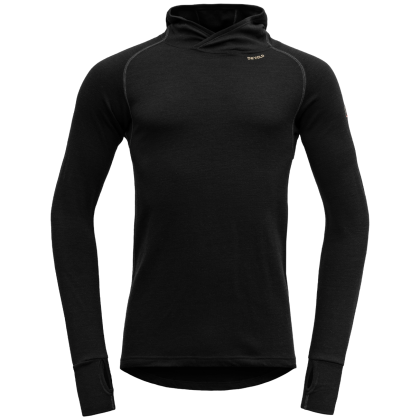 Функционален мъжки суитшърт Devold Expedition Merino 235 Hoodie Man черен Black