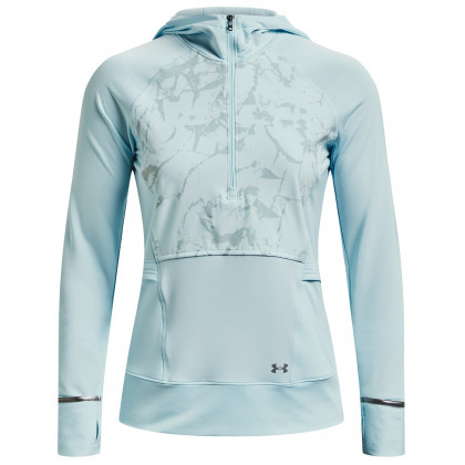 Дамски суичър Under Armour OutRun the Cold Hooded HZ светло син